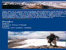 Tablet Screenshot of climbingidaho.com